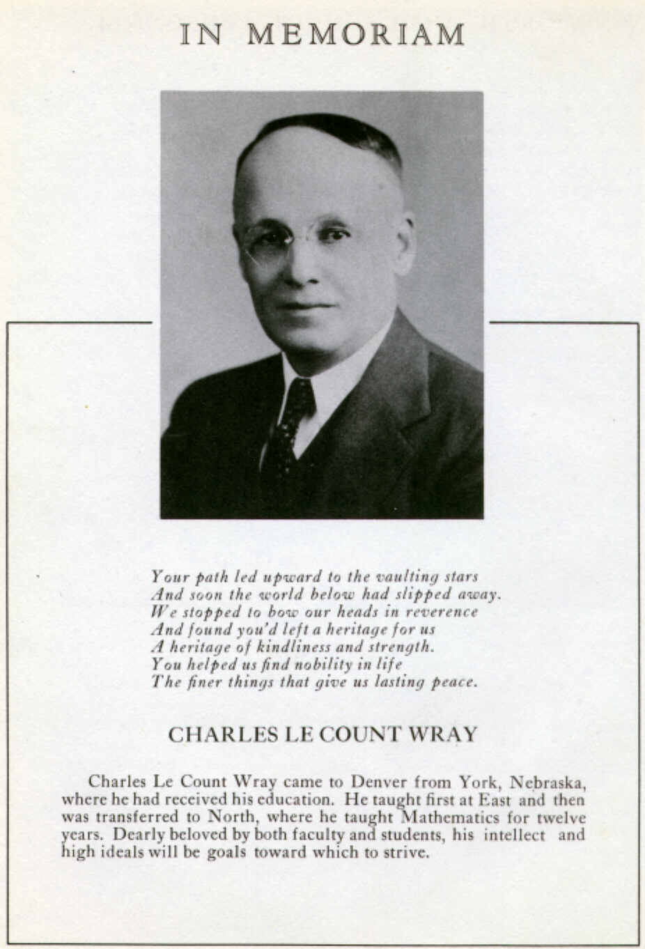 Charles Le Count Wray