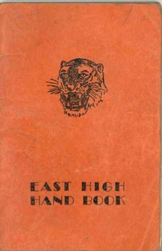 East High Schoo Hand Book, Columbus, Ohio
