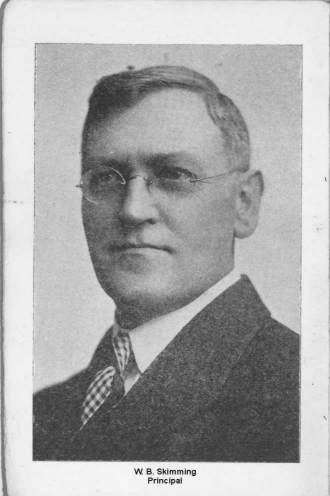 W. B. Skimming, Principal, East High School, Columbus, OH (1933)