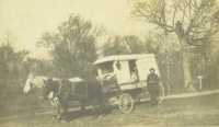 Delivering milk in Brown Township, Franklin County, Ohio