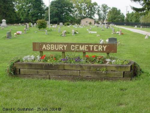 Asbury Methodist Church Cemetery, Madison Township, Franklin County, OH
