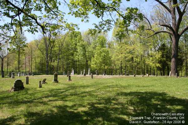 Chenoweth Cemetery, Pleasant Twp., Franklin County, Ohio