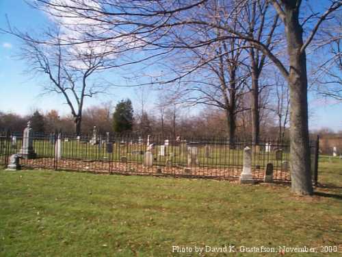 Just inside the gate at Clover Cemetery, Prairie Twp., Frankling County, OH