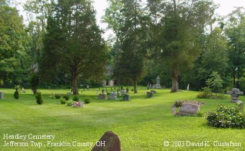 Headley Cemetery, Jefferson Township, Franklin County, OH