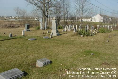 Mennonite Church Cemetery, Madison Township, Franklin County, OH