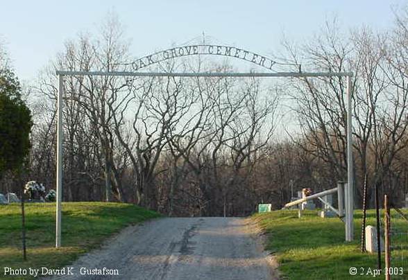 Oak Grove Cemetery, Pleasant Township, Franklin County, OH