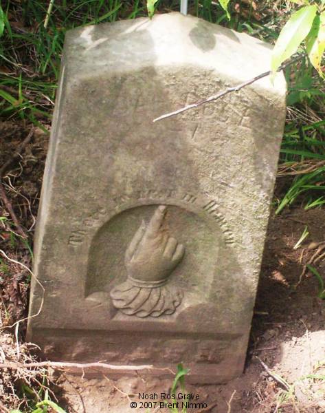 Noah Rose Gravestone, Franklin County, Ohio