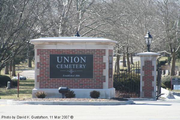 Union Cemetery, est. 1806, Columbus, Franklin County, OH