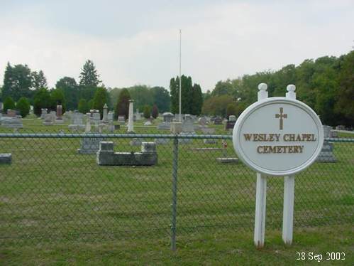 Wesley Chapel Cemetery, Norwich Twp., Franklin County, OH