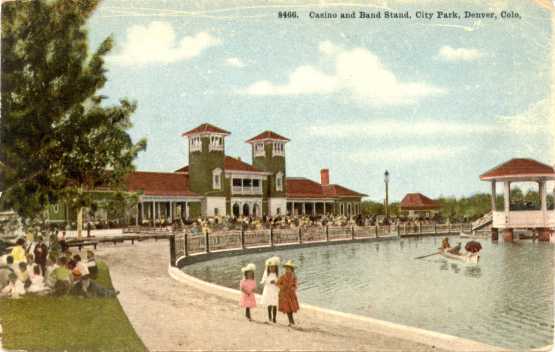 Casino and Band Stand, City Park, Denver, Colo. (1910)