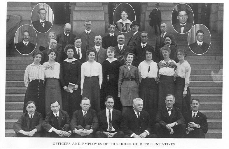 Officers & Employes of the House of Representatives, CO 1915