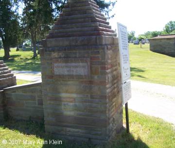 Entrance, Ashley Union Cemetery, Ashley, Delaware County, Ohio