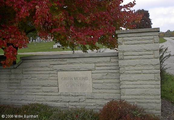 Green Mound Cemetery, Brown Township, Delaware County, OH