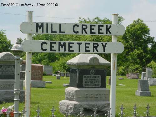 Mill Creek Cemetery, Concord Township, Delaware County, Ohio
