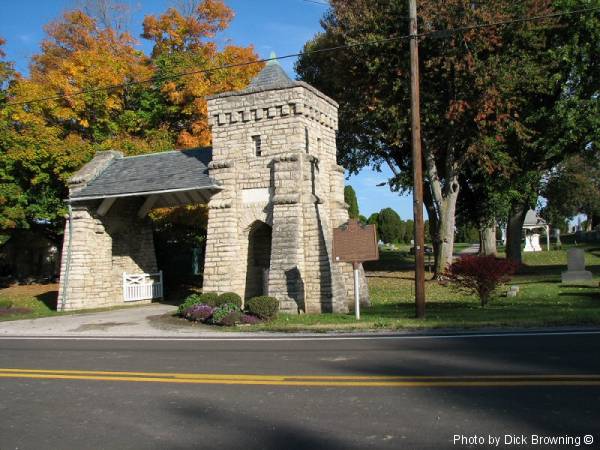 Lych Gate at Radnor Cemetery, Radnor Township, Delaware County, Ohio