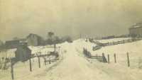 Road near Tobin Reece farm in Brown Township.