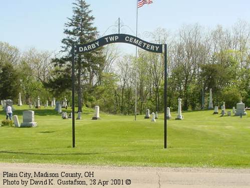 Darby Twp. Cemetery, Plain City, Madison County, OH