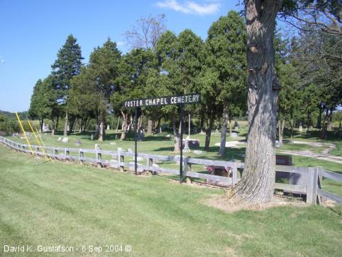 Foster Chapel Cemetery, Jefferson Township, Madison County, OH