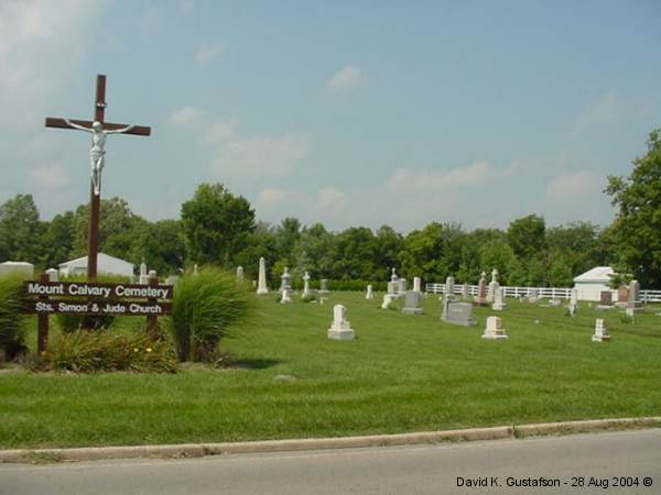 Mt. Calvary Cemetery, West Jefferson, Jefferson Twp., Madison County, OH