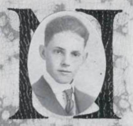 Robert Roland Sackett, North Denver High School, 1916