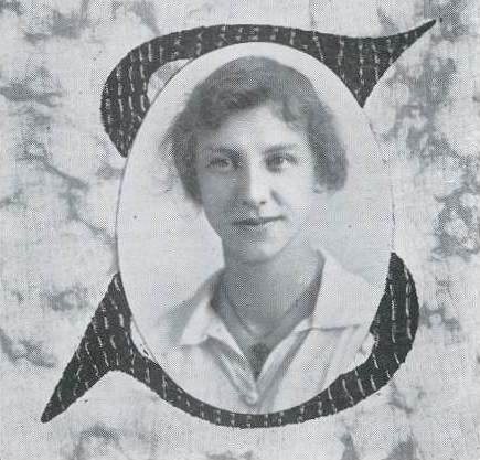Bessie Simon, North Denver High School, 1916