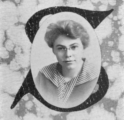 Marie Anna Skepstad, North Denver High School, 1916
