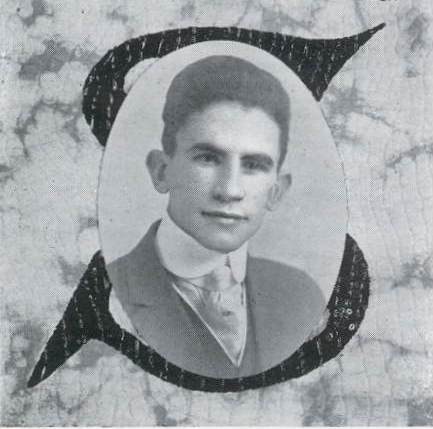 Ernest Peter Tovani, North Denver High School, 1916