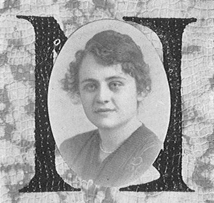 Rachel Dorothea Trenner, North Denver High School, 1916