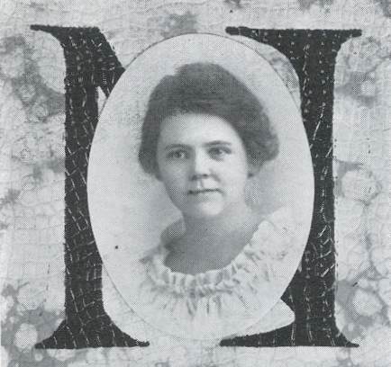 Marian Wentch, North Denver High School, 1916