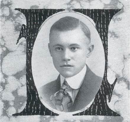 Charles Raymond Williams, North Denver High School, 1916
