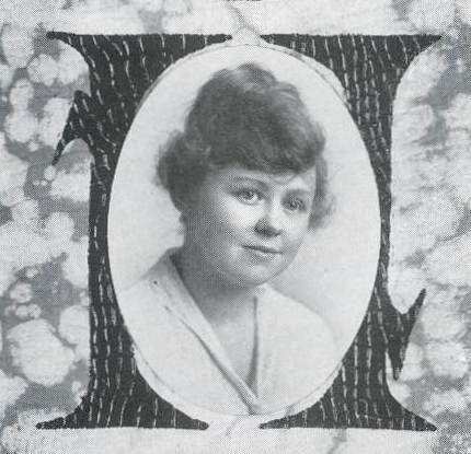 Eva Margaret Woodhams, North Denver High School. 1916