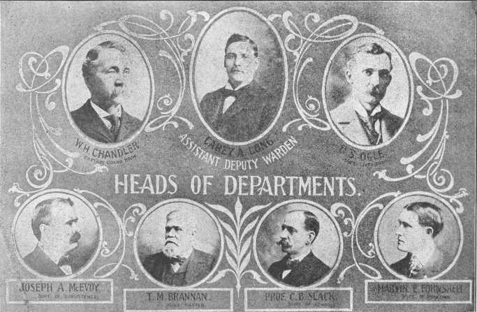 Heads of Departments, Ohio Penitentiary (1901)