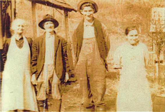 John and Anna Smyers with son, Fredrick and daughter, Mary