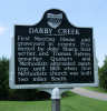 Historical Marker at Darby Creek Cemetery