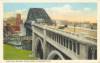 High Level Bridge, Looking East, Cleveland, Ohio. 