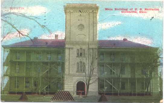 Main Building of U. S. Barracks, Columbus, Ohio