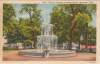 M-11 View of Fountain in Public Square, Mansfield, Ohio (1935-1950)