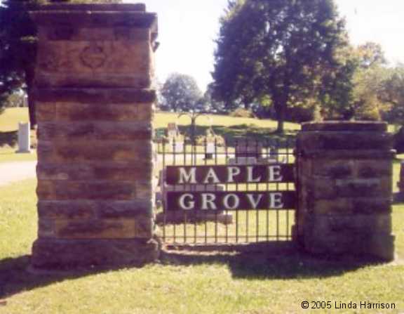 Maple Grove Cemetery, Lancaster, Fairfield County< Ohio