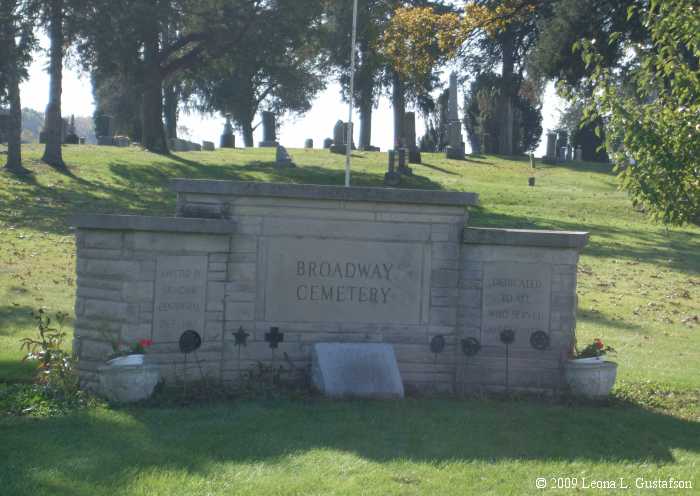Broadway Cemetery, Taylor Township, Union County, Ohio