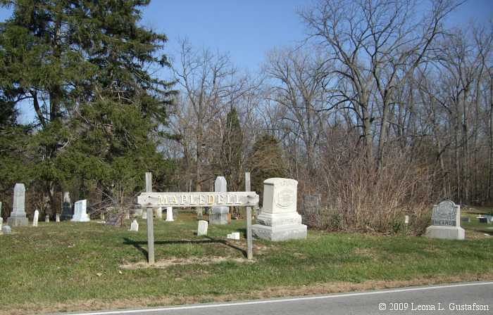 Mapledell Cemetery, Leesburg Township, Union County, Ohio