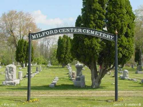 Milford Center Cemetery, Milford Center, Union Township, Union County, OH