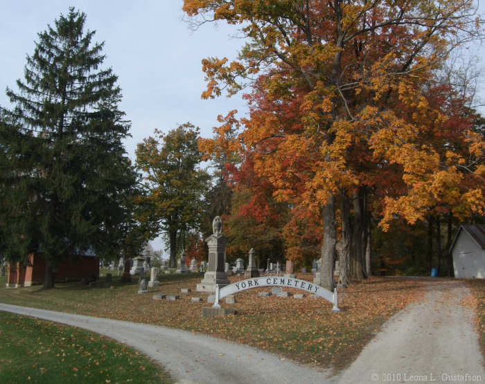 York Center Cemetery, York Township, Union County, Ohio