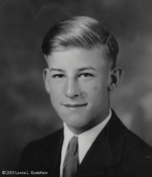 Alvin Edward Wichmann, age about 14 years