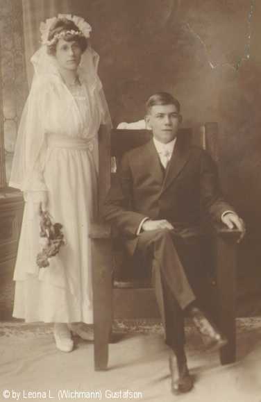 Oscar Edward & Bertha Helene (Bloch) Wichmann, June 14, 1916