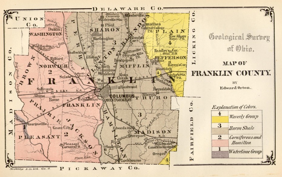 franklin county oh map Franklin County Ohio History Genealogy Franklin County Ohio franklin county oh map