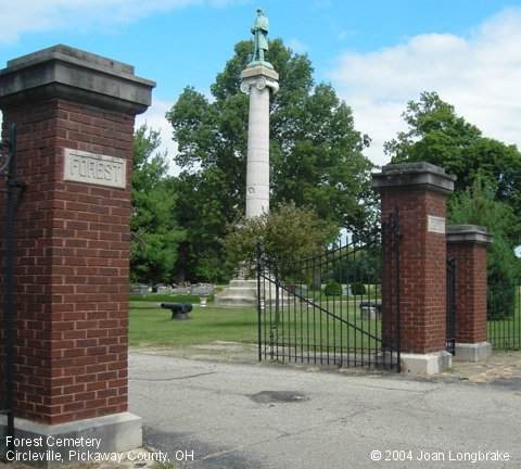 Forest Cemetery, Circleville, Pickaway County, OH